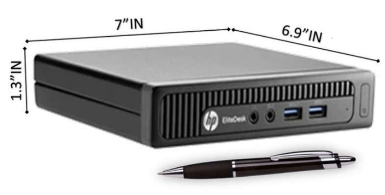 HP EliteDesk 800 G1 DM mini desktop PC | Core i5 4590T 2.0Ghz | 12GB RAM | 500GB HDD